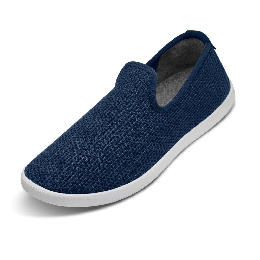 Allbirds Men's Tree Loungers - Slip-Ons Navy - VZS492073